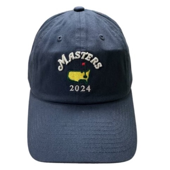 NWOT RARE 2024 Masters Navy Performance Tech Hat in Navy Blue. SOLD OUT online - Picture 1 of 9